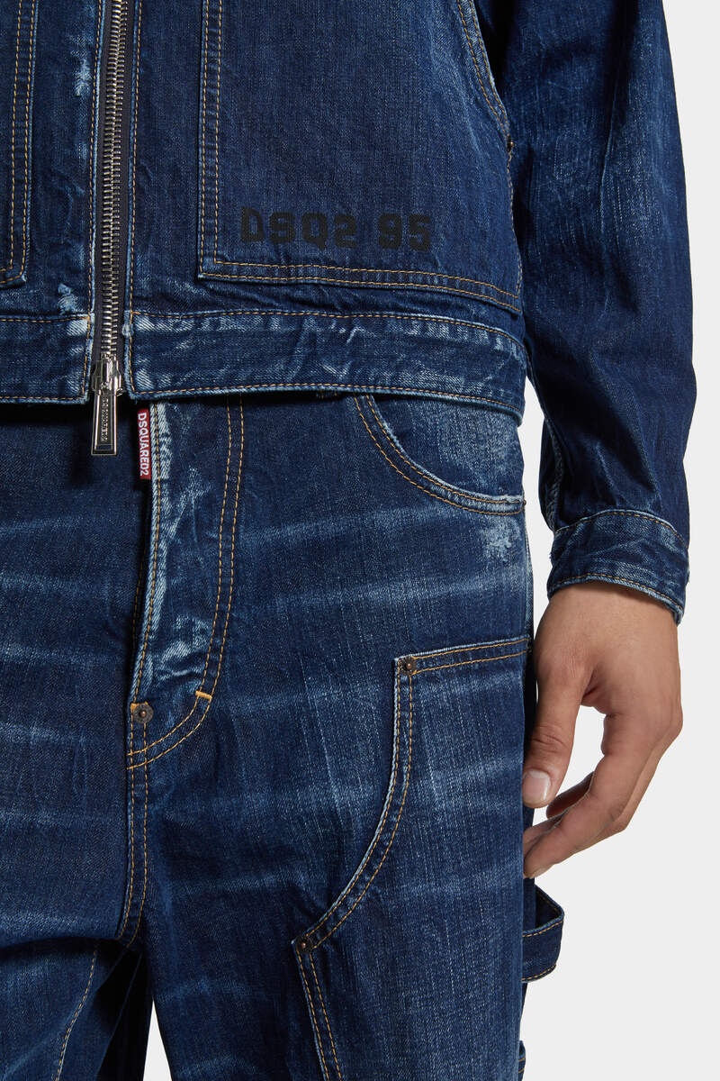 DARK SEMPLICE CARPENTER JEAN JACKET - 5