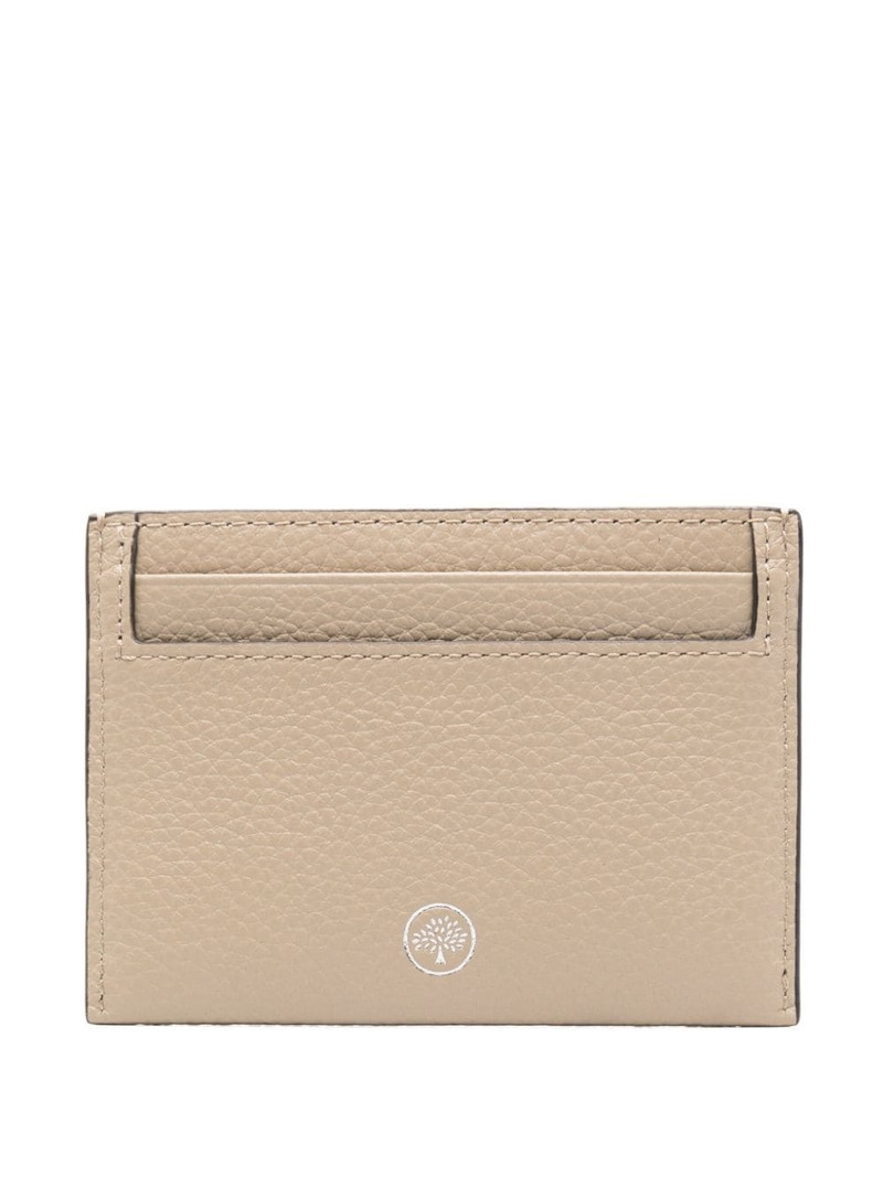 Mulberry logo-print leather cardholder outlook