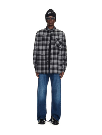 Off-White Check Padded Overshirt outlook