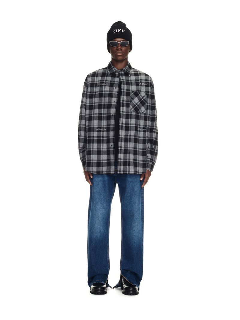 Off-White Check Padded Overshirt outlook