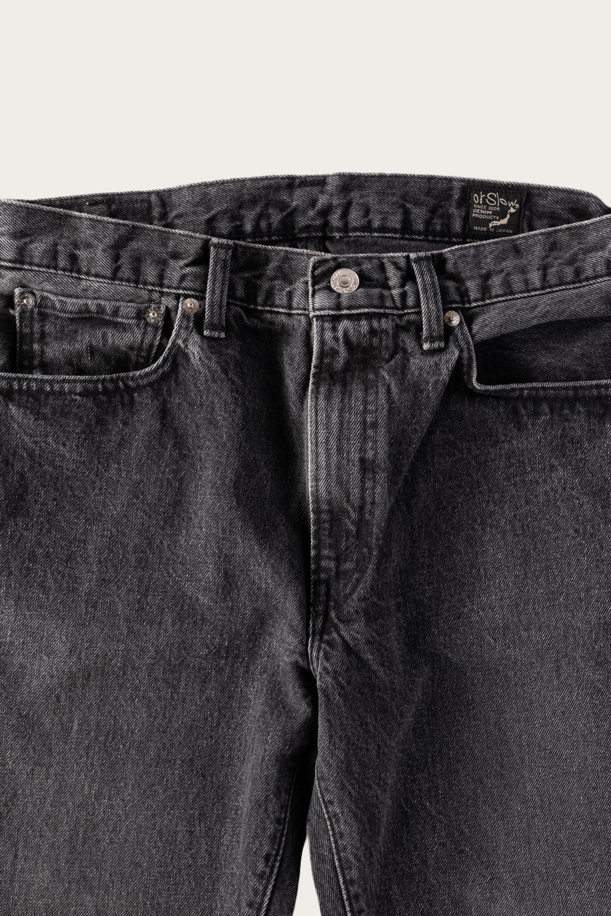 107 Ivy Denim - Black Denim Stone - 2