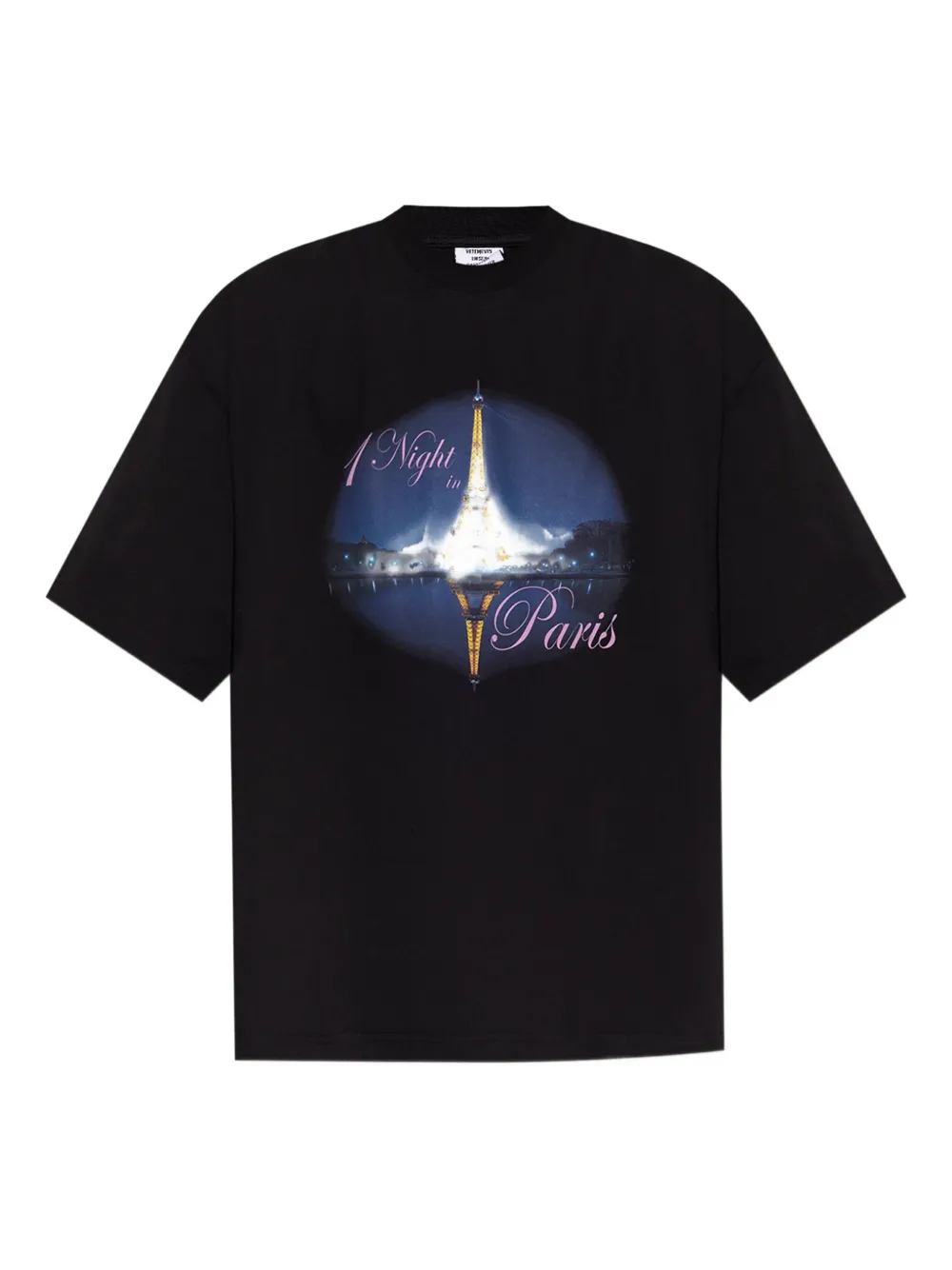 VETEMENTS - Men Night in Paris Oversized T-Shirt - 4
