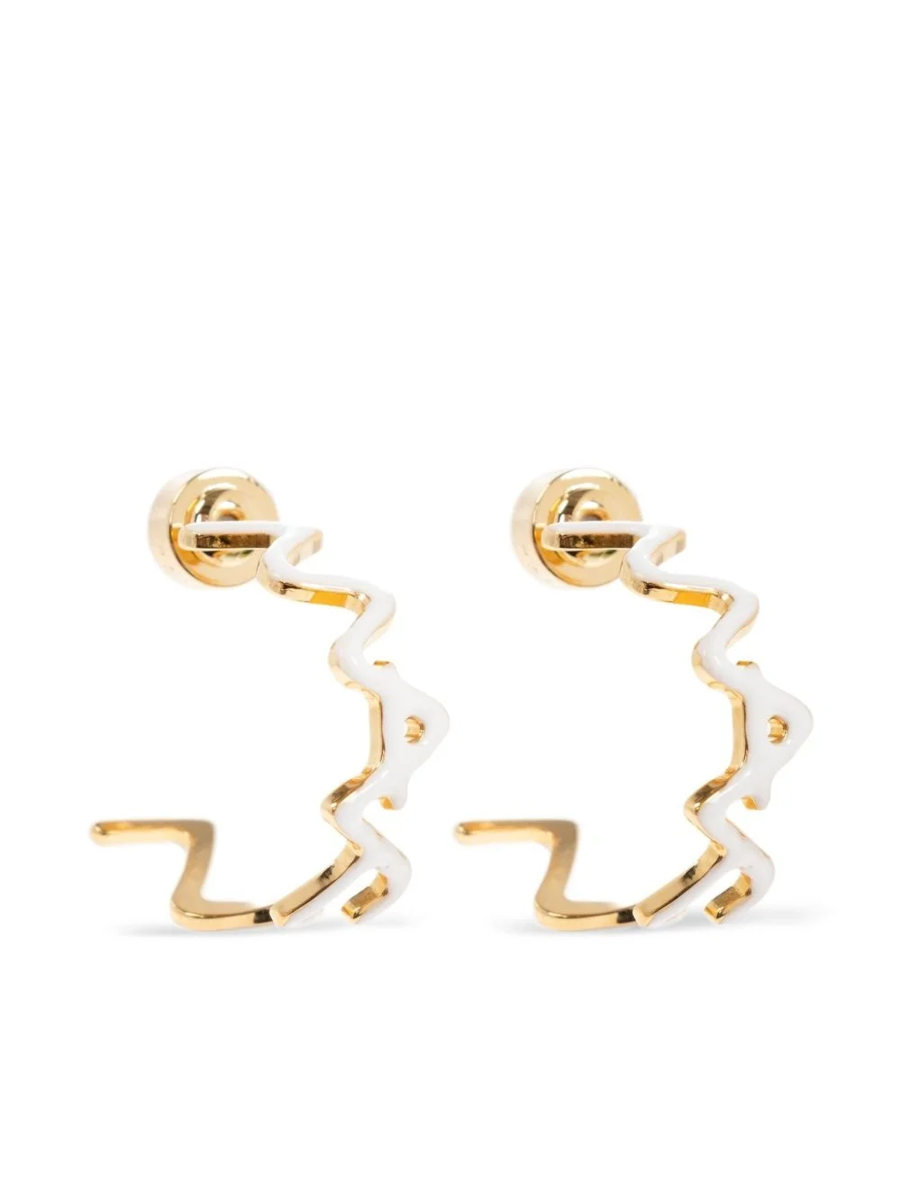 zigzag-hoop earrings - 1