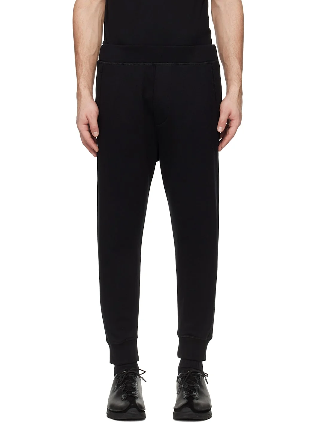 Black Relax Dean Fit Sweatpants - 1