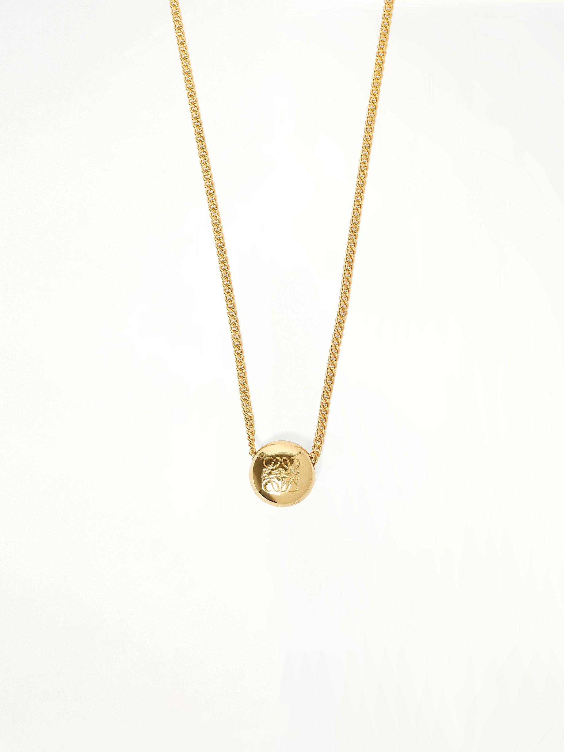 Pebble Pendant Necklace in Gold - 2