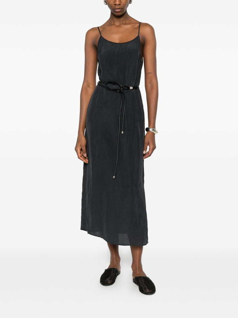 UMA WANG spaghetti strap midi dress outlook