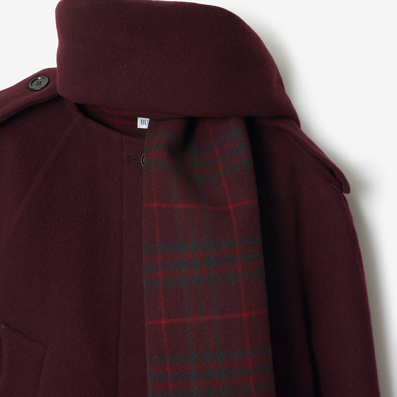 Detachable Scarf Wool Jacket 6