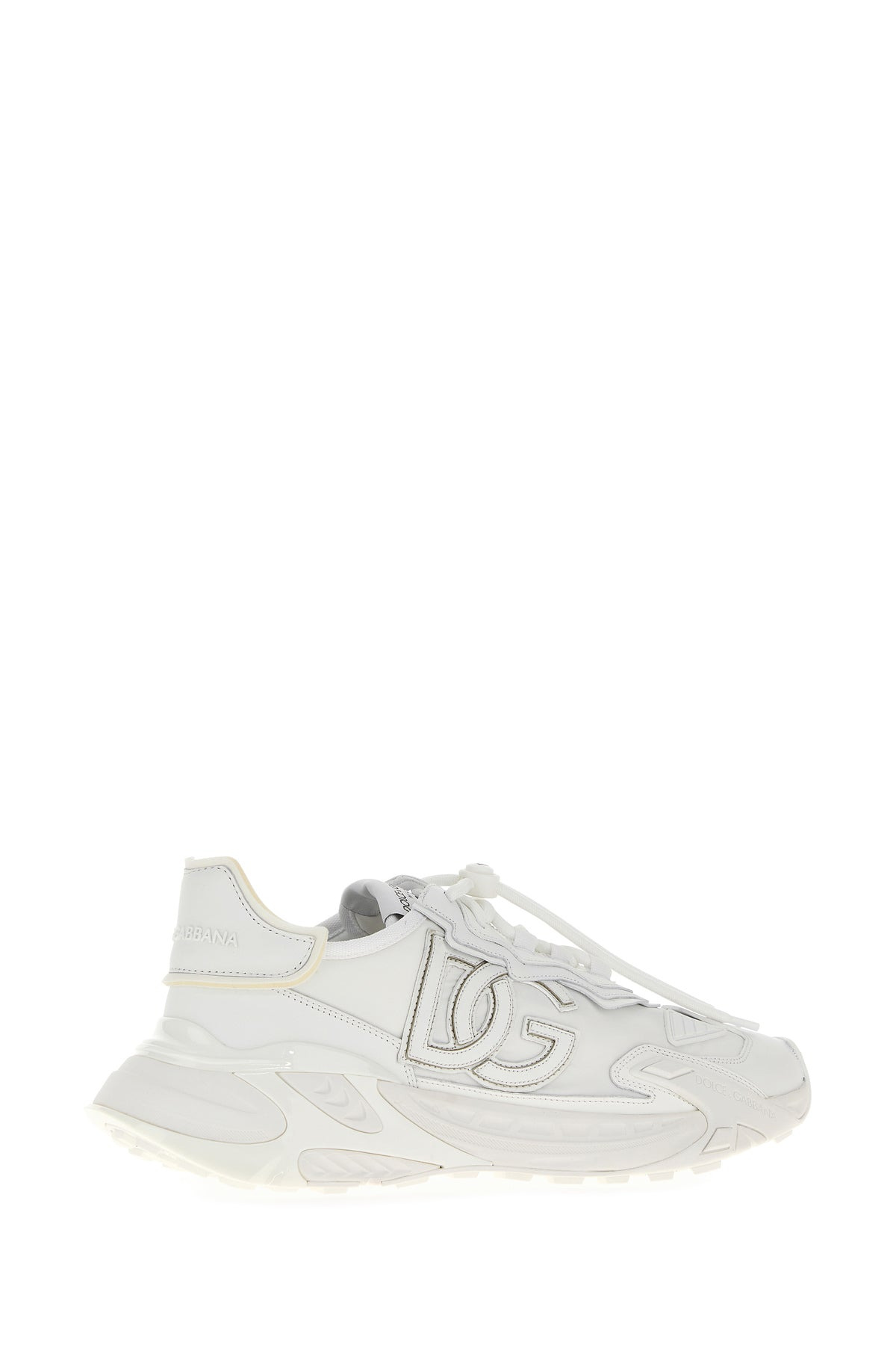 White fabric Day Faster sneakers - 3