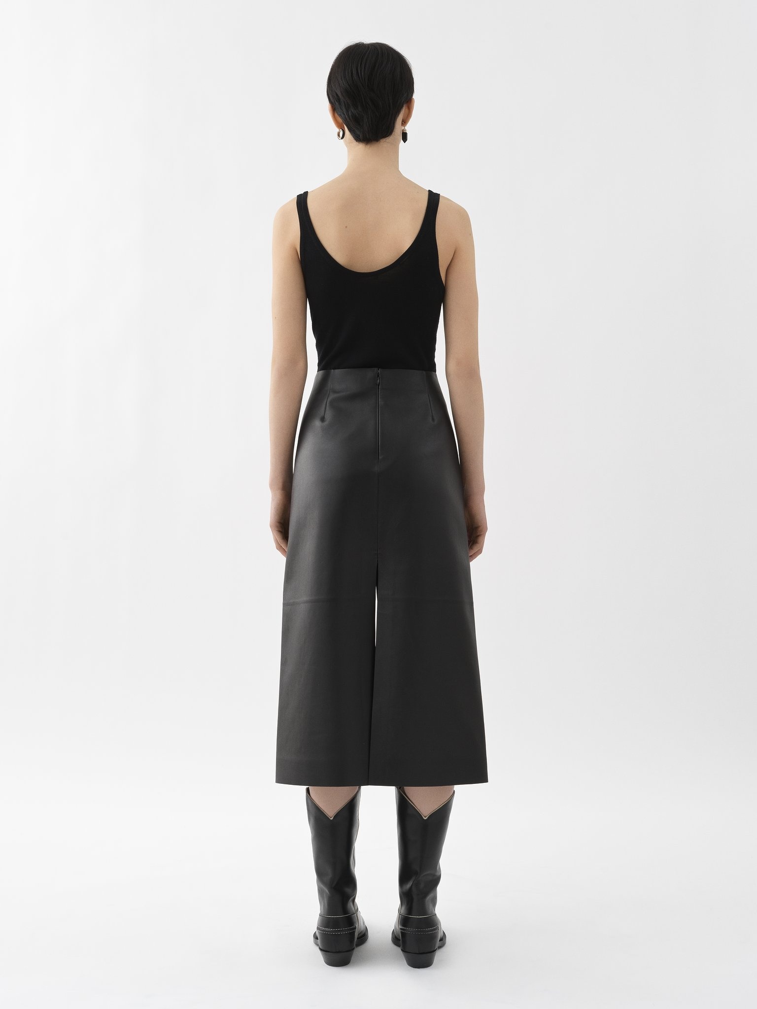 STRAIGHT MIDI SKIRT - 4