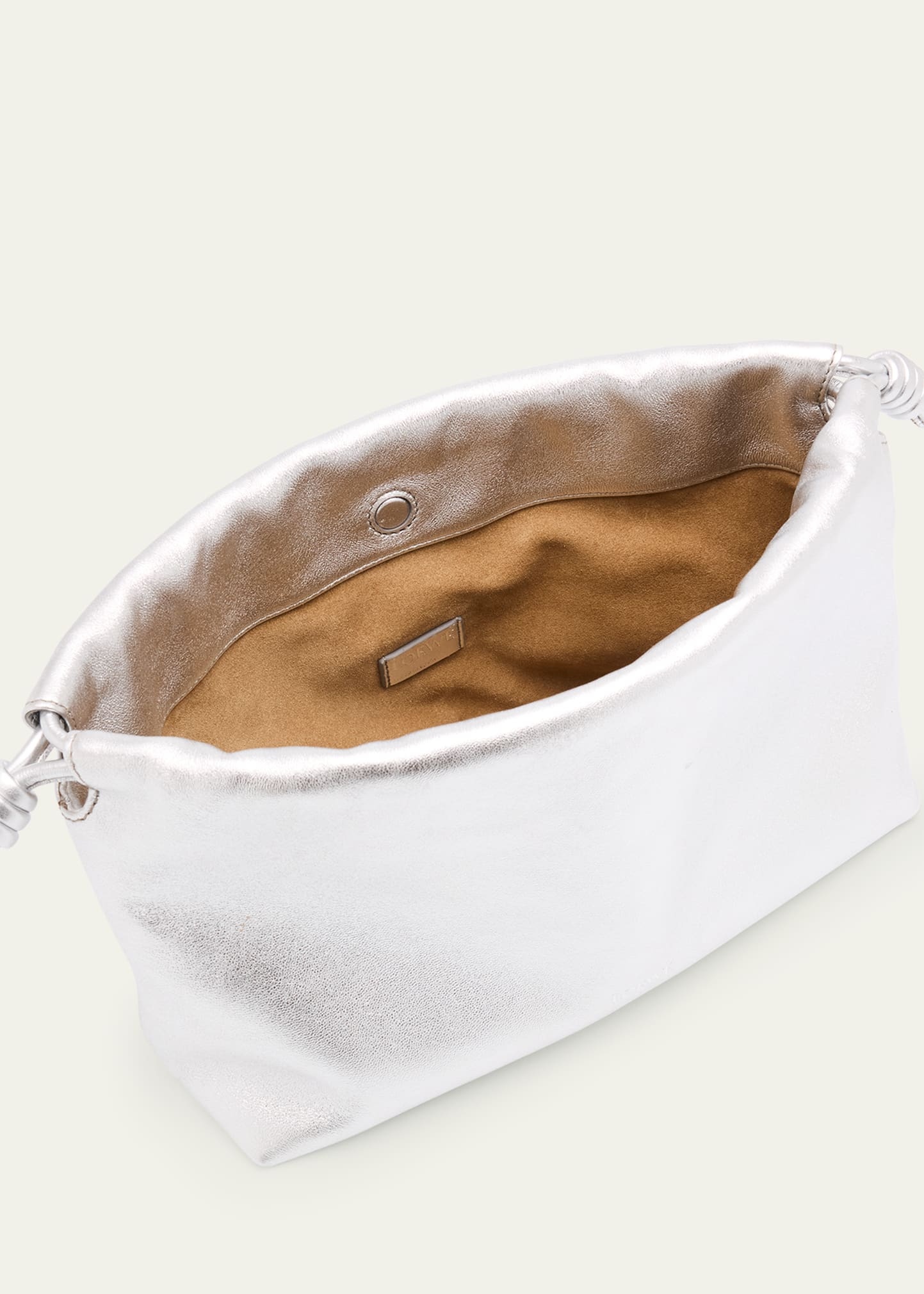Flamenco Metallic Leather Shoulder Bag - 4