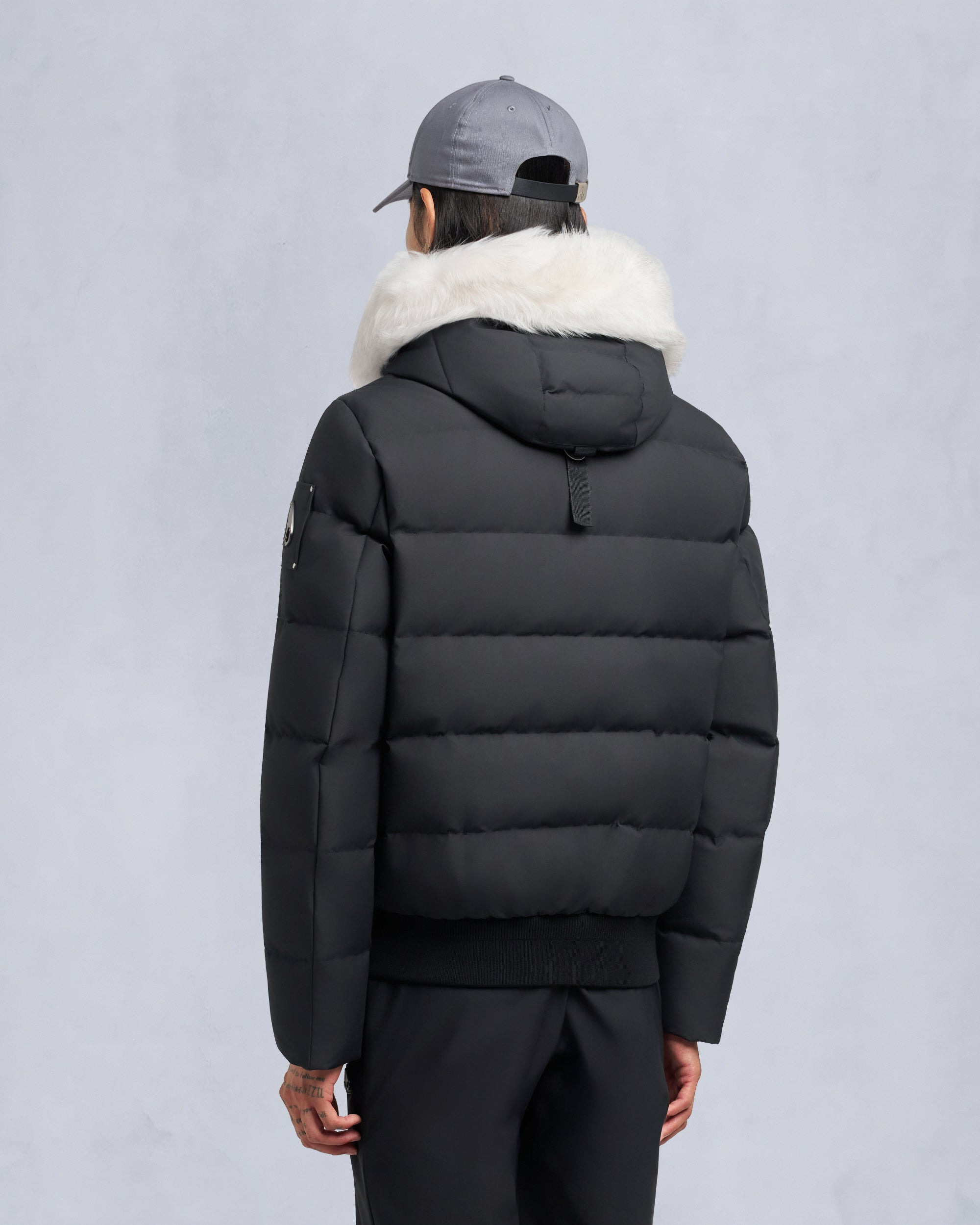 CLOUD SHEARLING BOMBER JACKET - 4