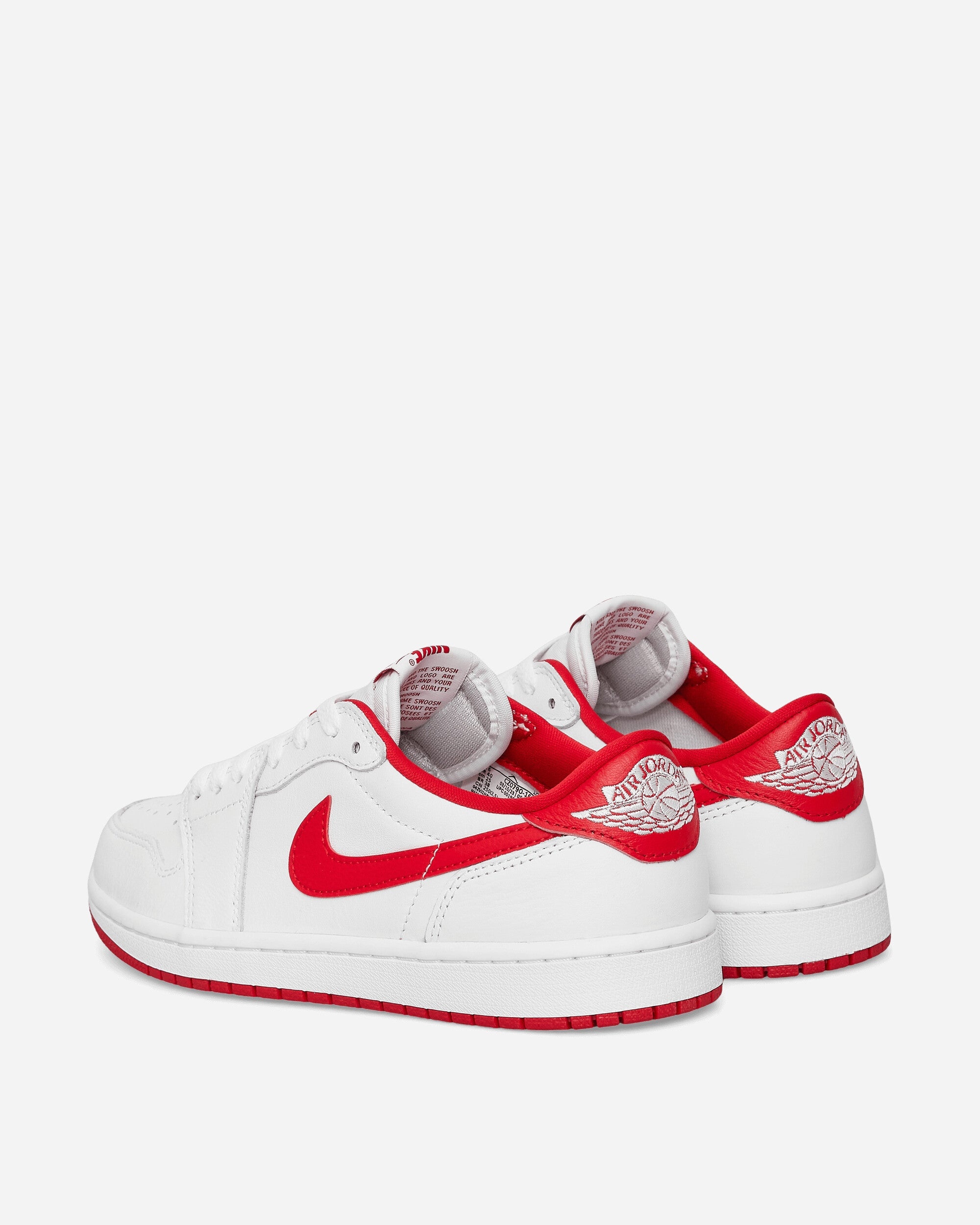 Air Jordan 1 Retro Low OG Sneakers Og White / University Red /White - 4