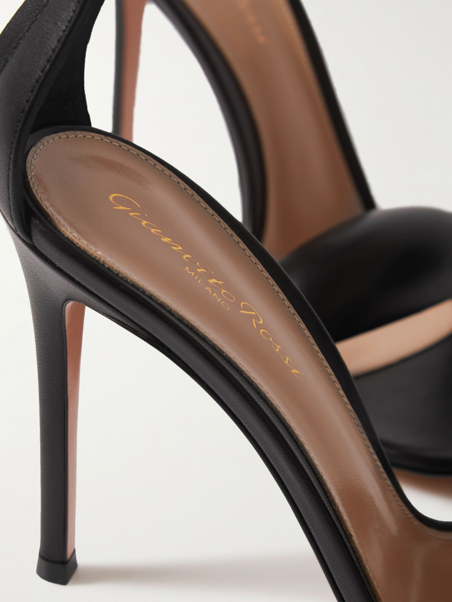 BIJOUX 105 leather sandals Black - 4