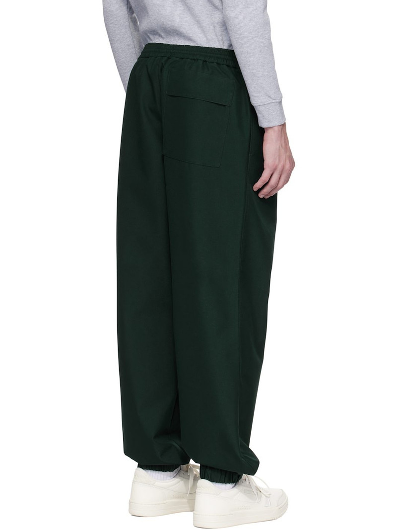 Green Runway Oversized Twill Trousers 3
