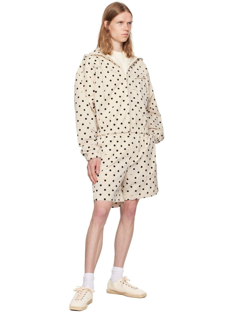 JACQUEMUS Beige 'The Aloe' Shorts outlook