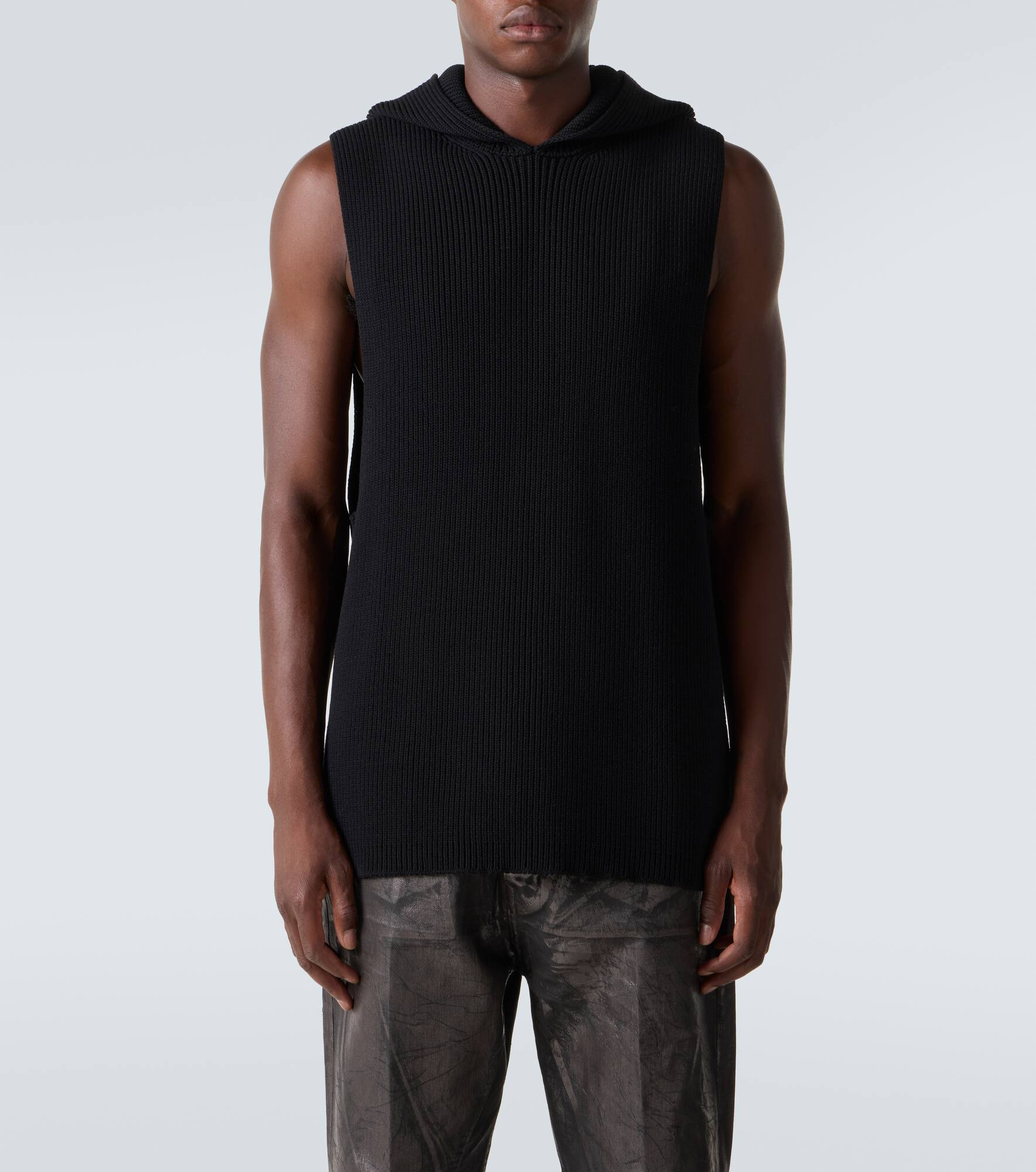 Ribbed-knit virgin wool sweater vest - 3