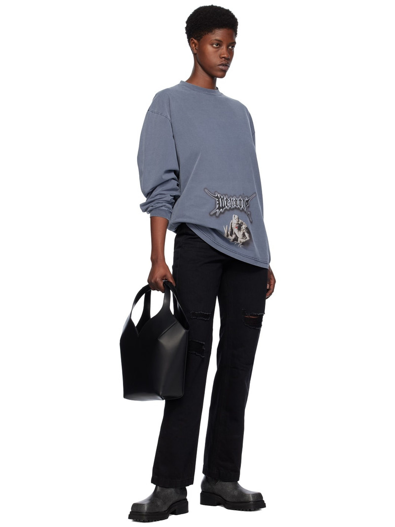 We11done Black Distressed Jeans outlook