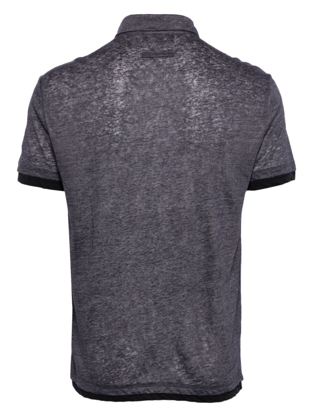 short-sleeve cotton polo shirt - 2