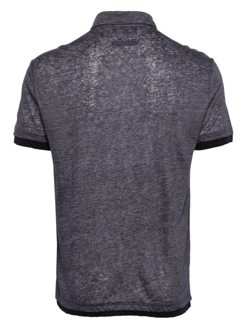 ZEGNA short-sleeve cotton polo shirt outlook