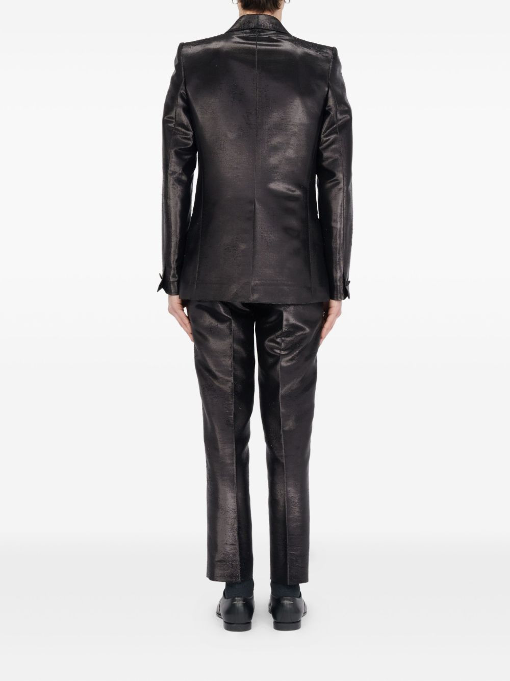 textured blazer - 5