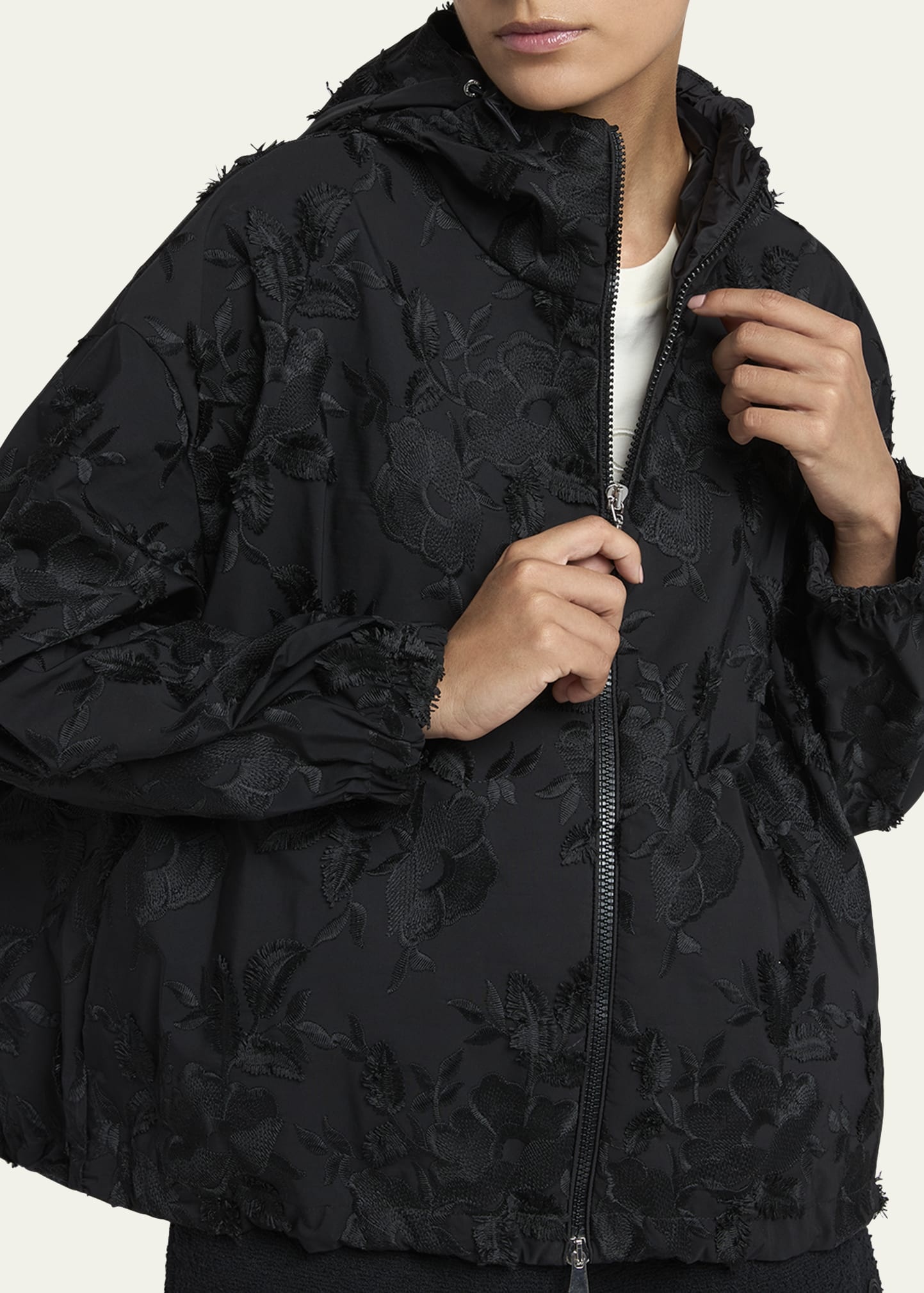 Charmeil Floral Hooded Jacket - 5