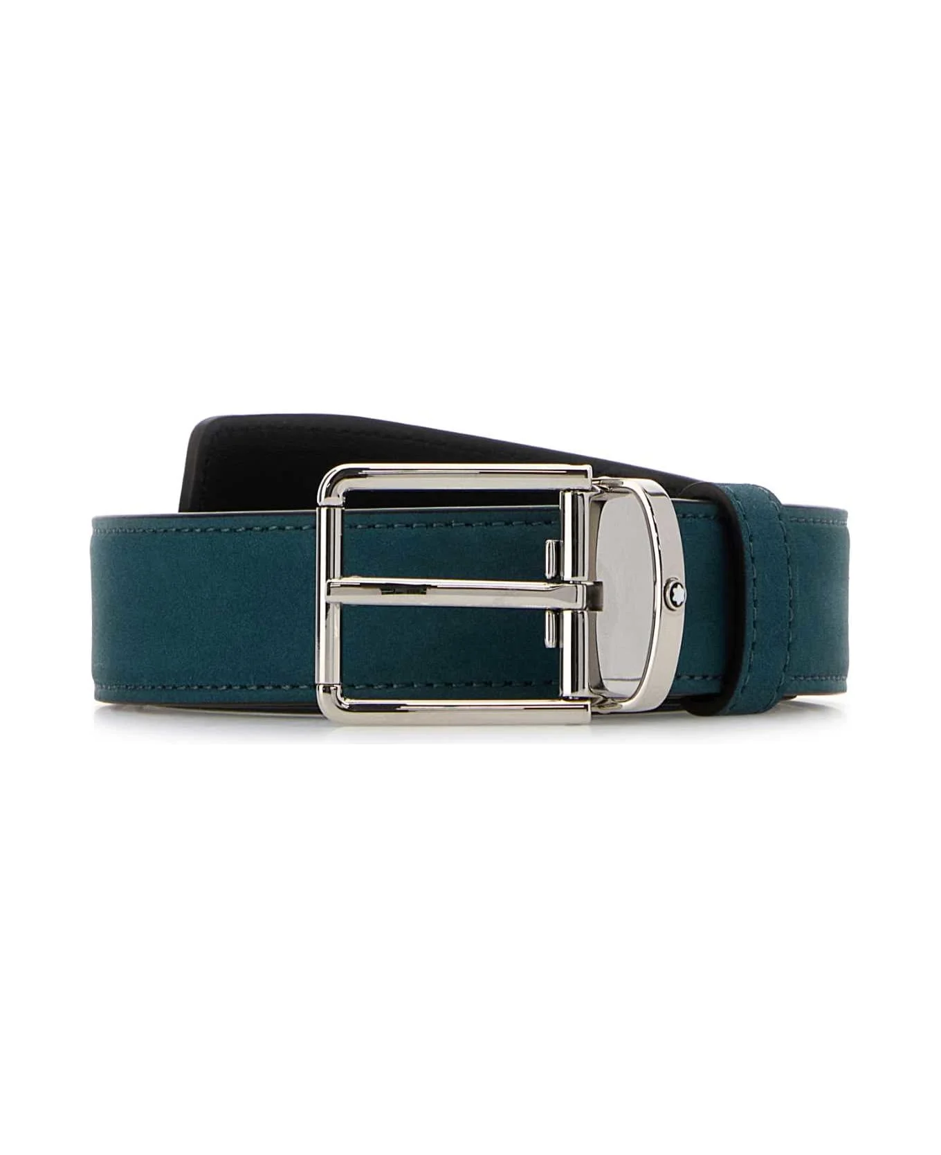 Air Force Blue Suede Reversible Belt - 1