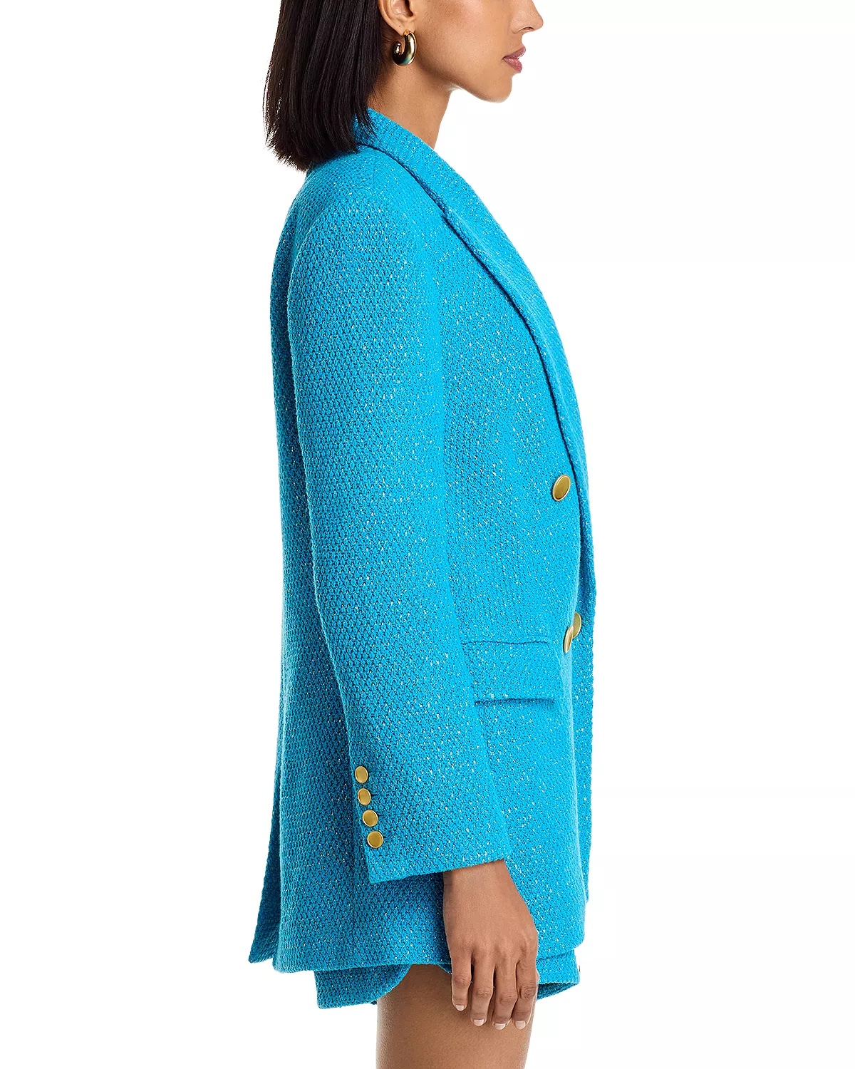 Riva Knit Double Breasted Blazer - 4