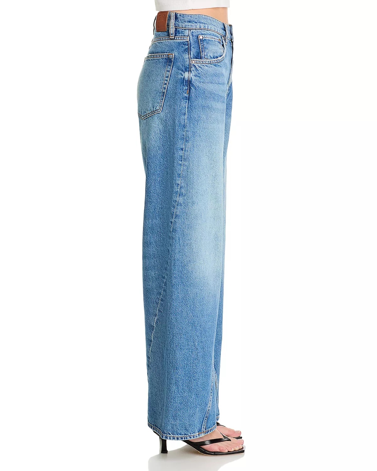 Brie High Rise Jeans in Blue - 4