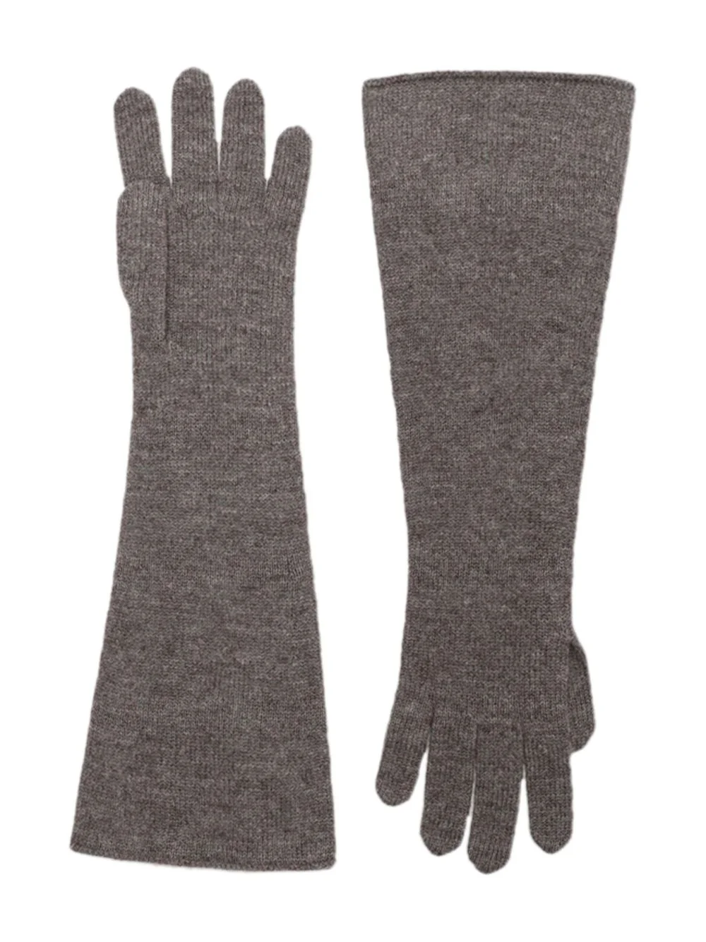 knitted gloves - 1