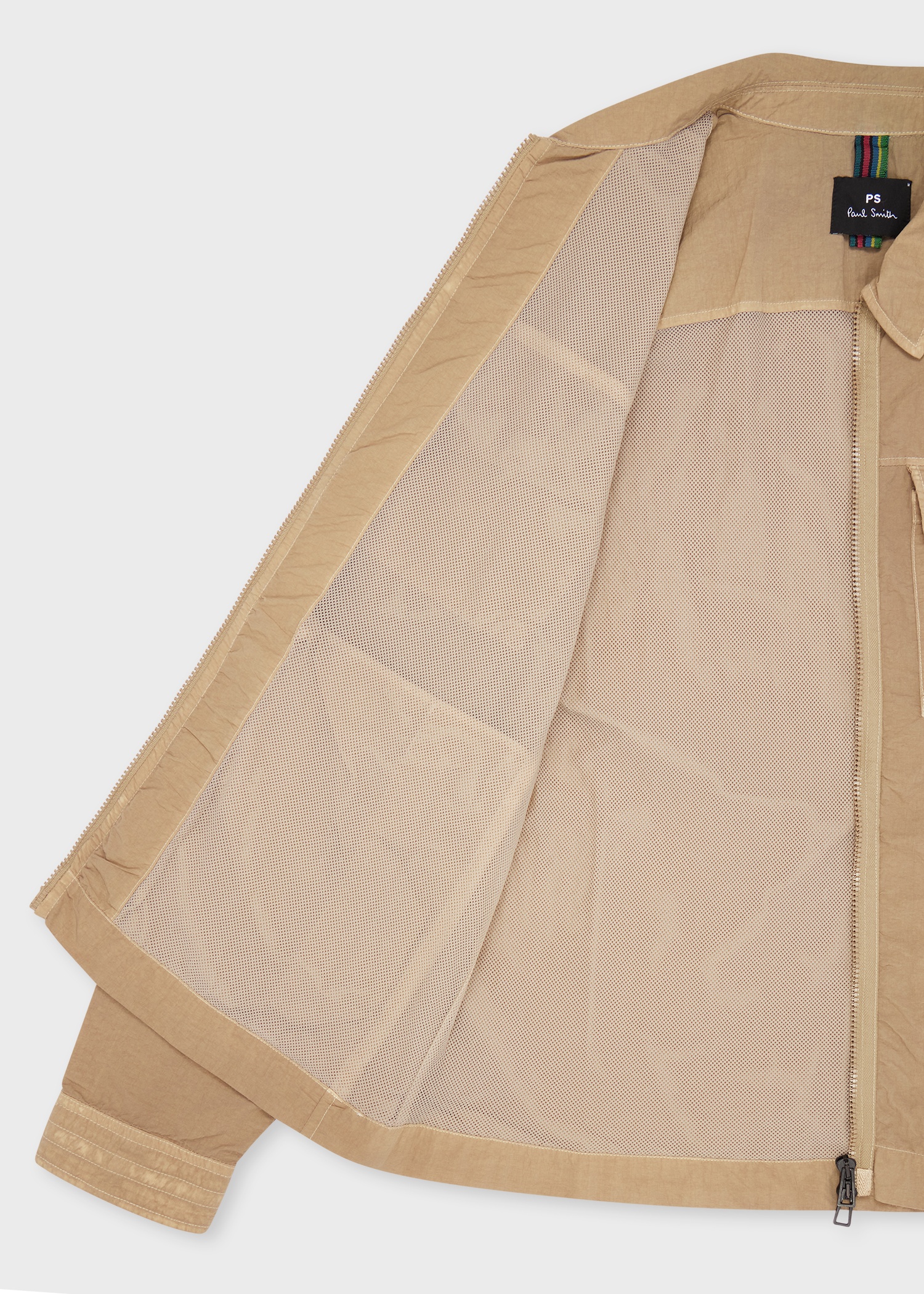 Sand Garment Dyed Nylon Jacket - 4