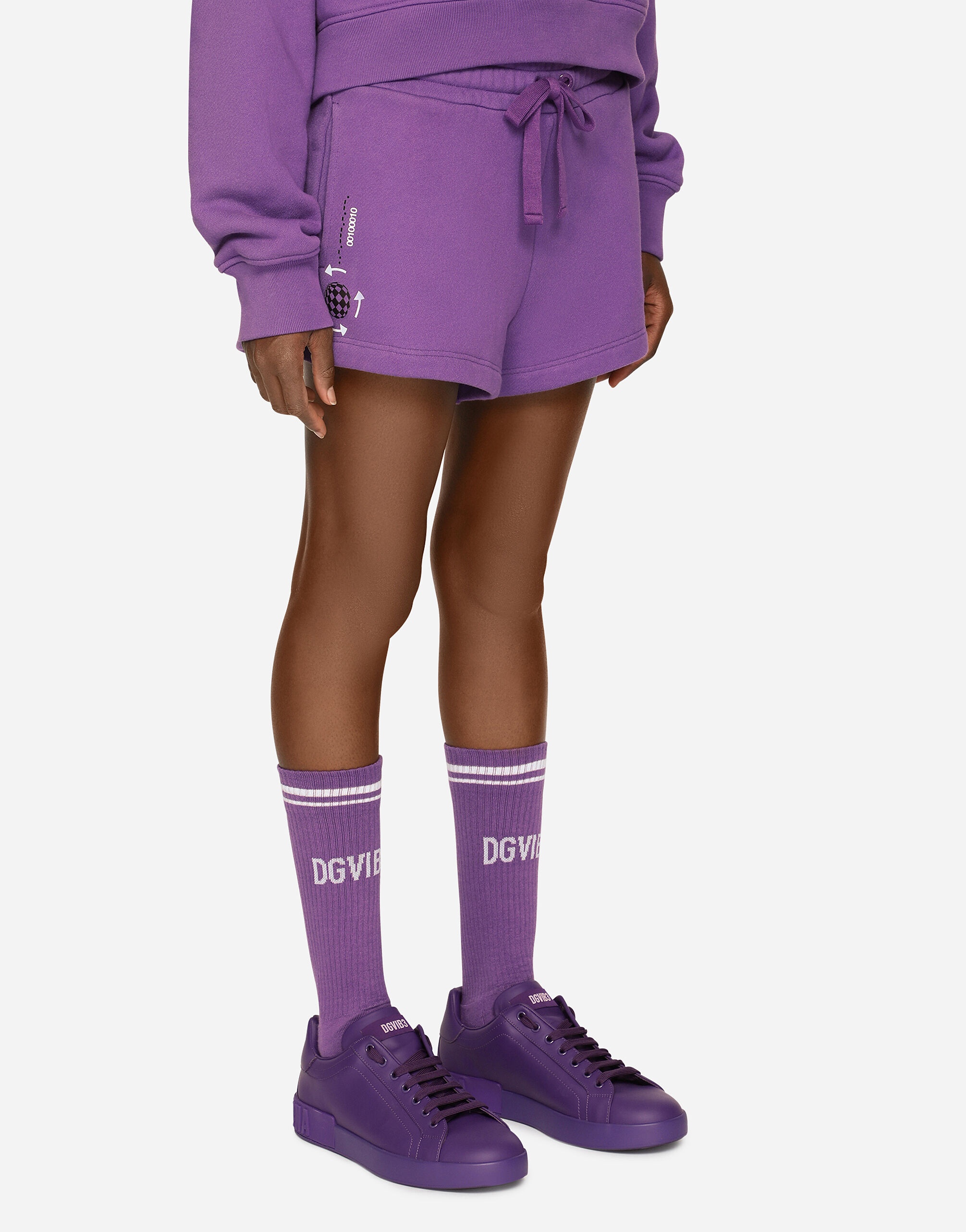 Cotton jersey shorts DGVIB3 - 7