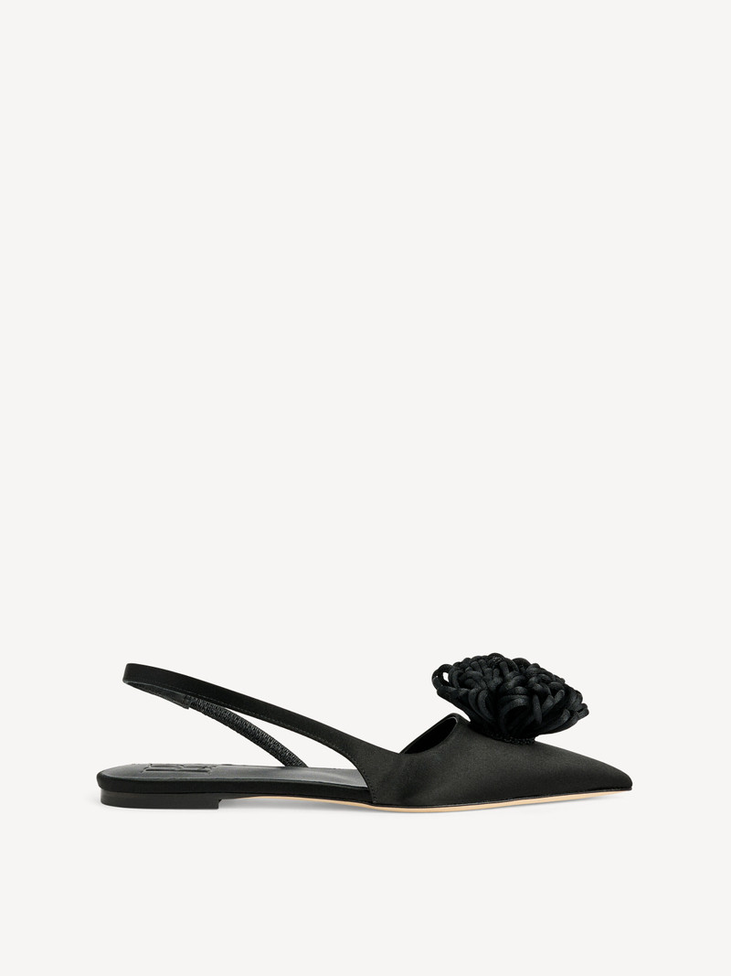 Laili Satin flats 1