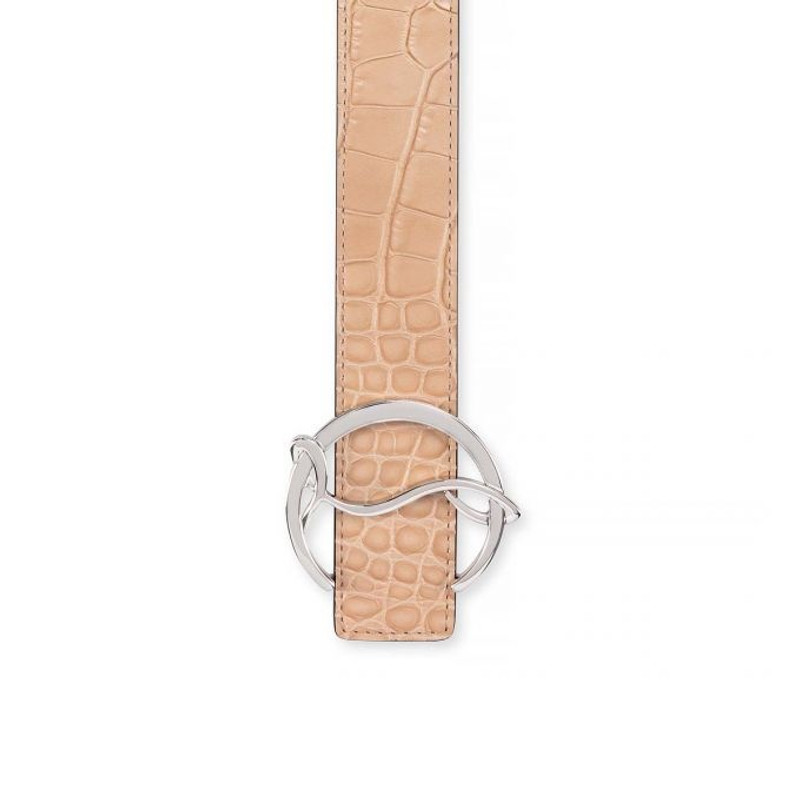 Cl Logo Belt Woman Nude 3