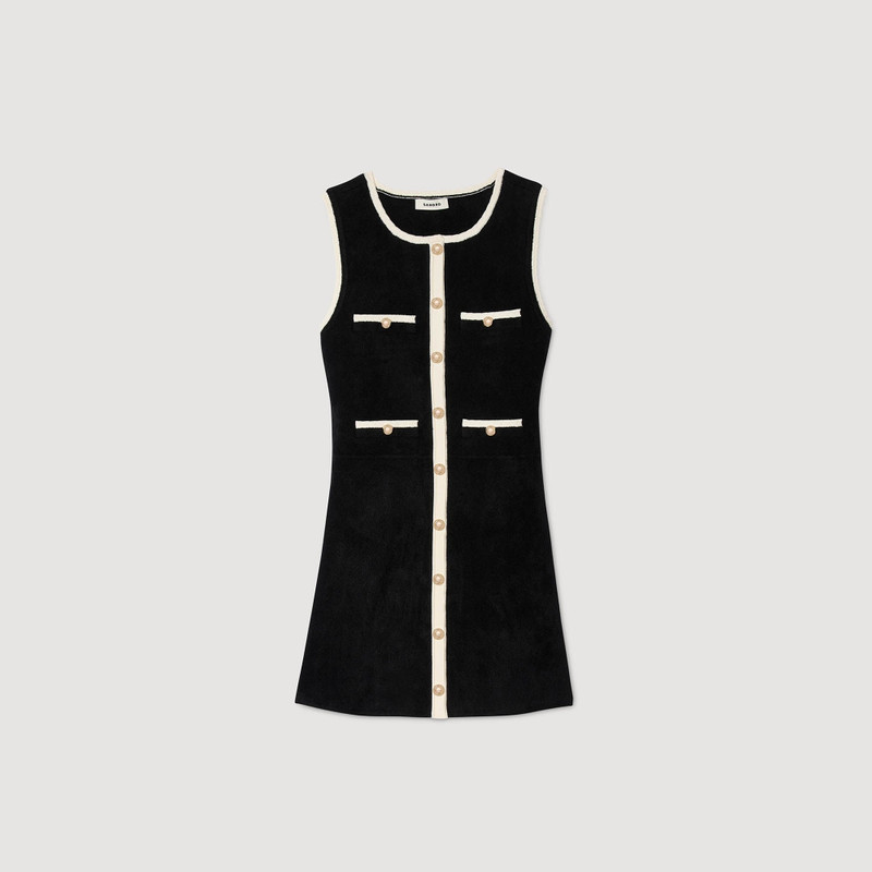 MINI VELVET KNIT DRESS 1