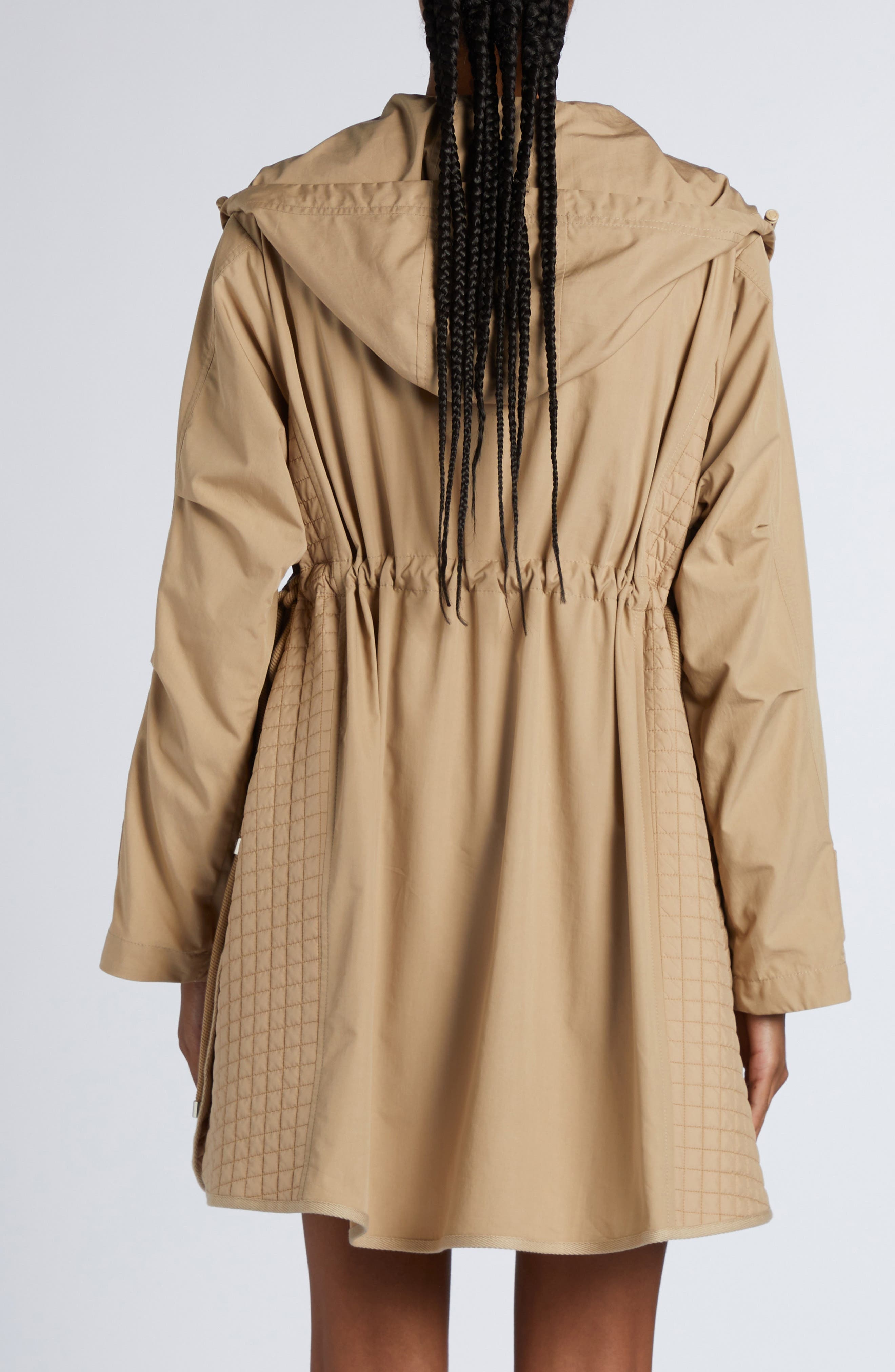 Moncler Meudon Long Parka in Beige at Nordstrom - 3