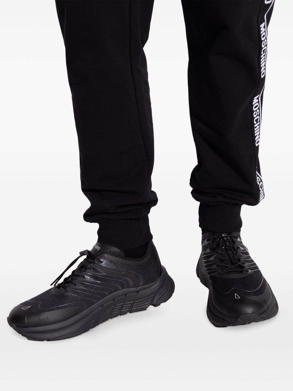 logo-print sneakers - 6