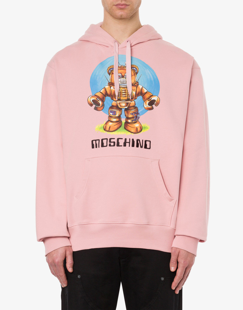 Moschino ROBOT BEAR HOODIE outlook