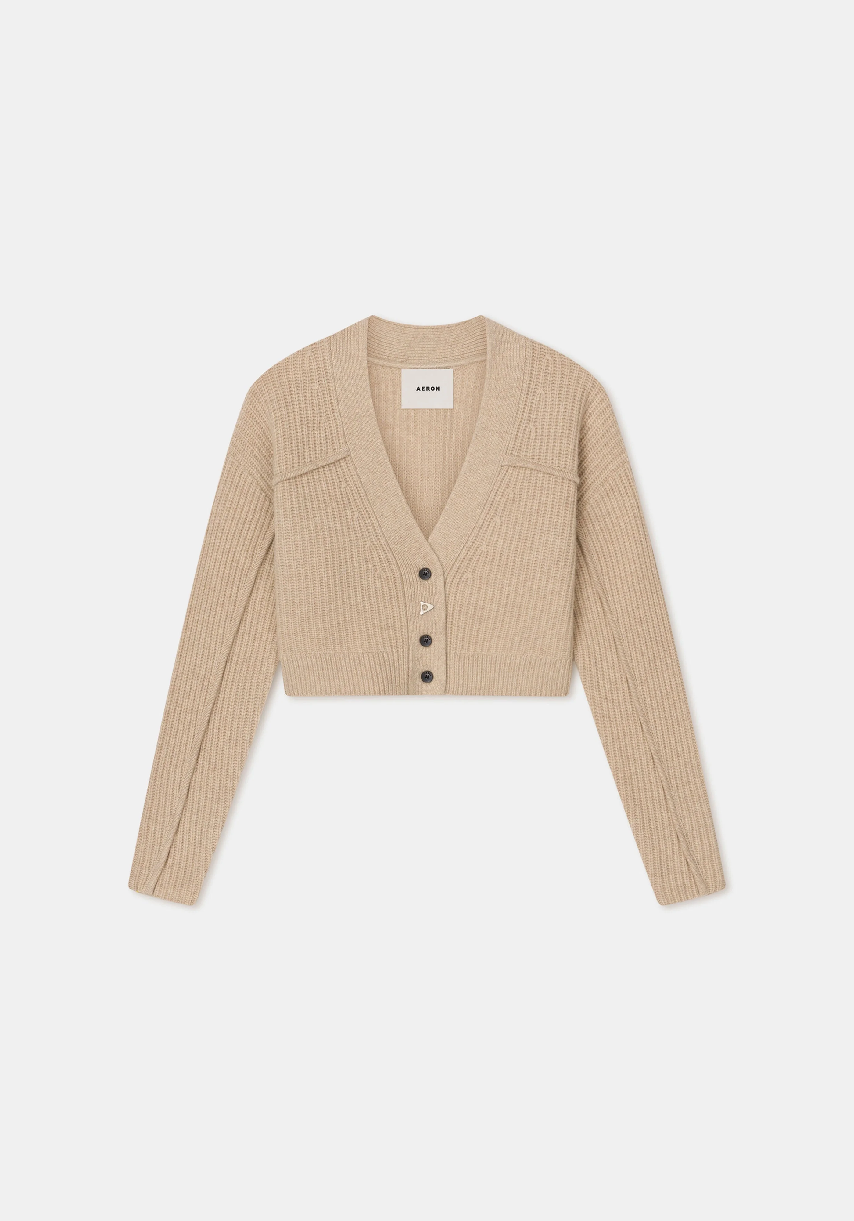 LEAH
Merino-wool V-neck cardigan - 1
