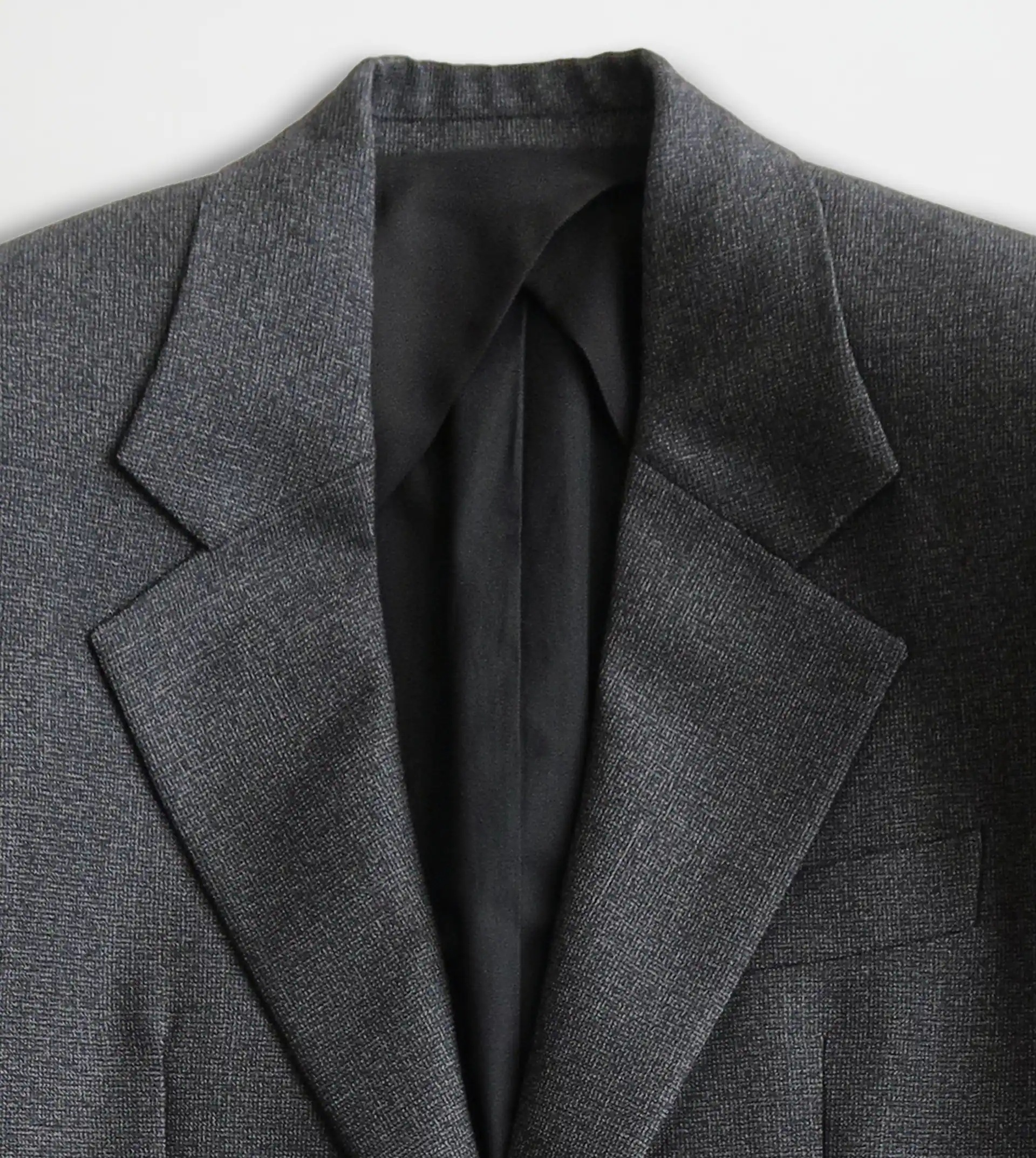 BLAZER IN WOOL - BLACK, GREY - 7