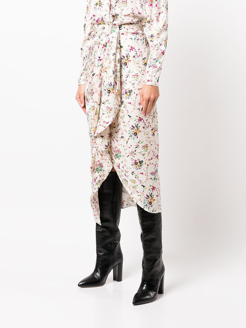 Berthe floral-print skirt 3