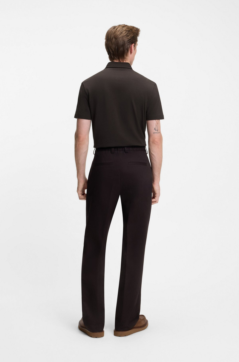 BECKHAM X BOSS POLO SHIRT IN COTTON AND SILK 5