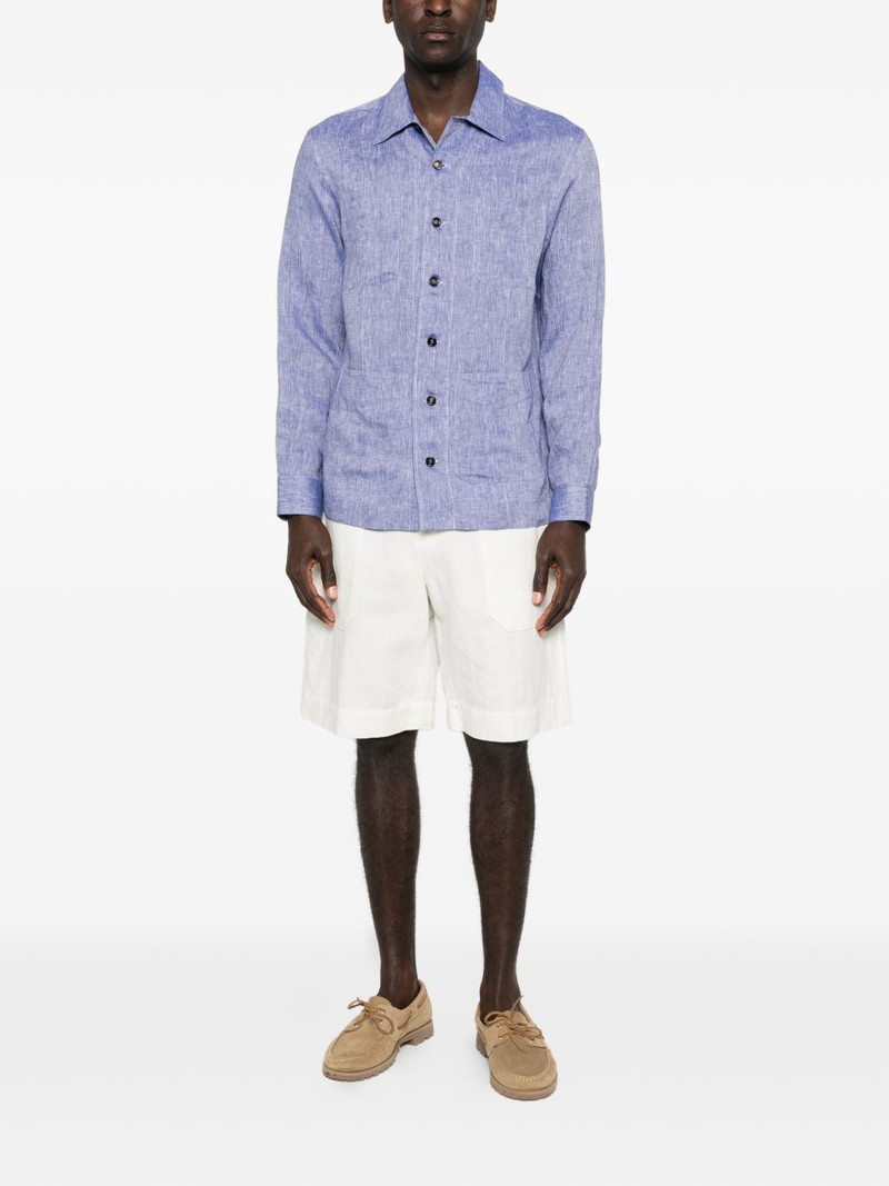 Brunello Cucinelli buttoned linen shirt outlook