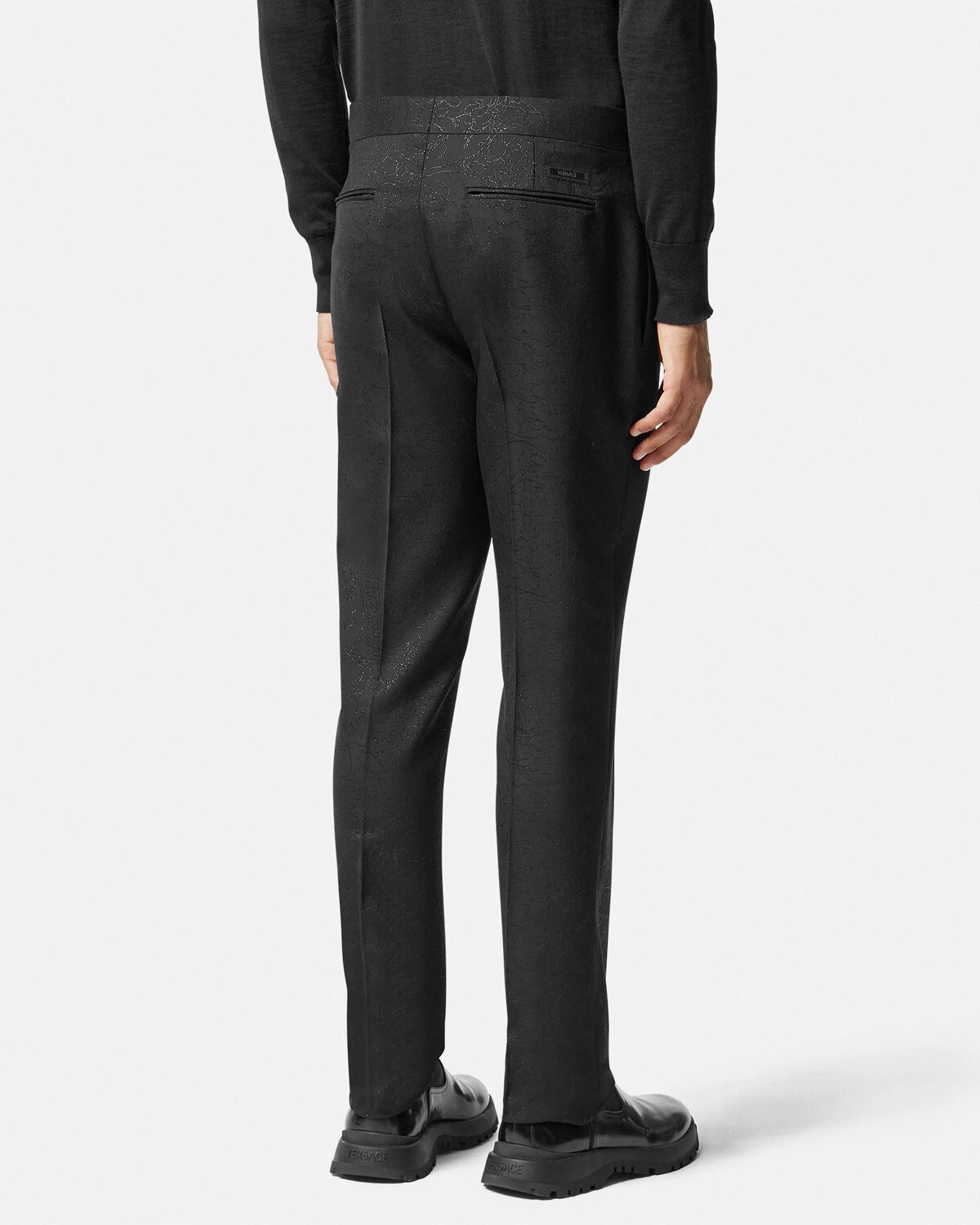 Barocco Lurex Formal Pants - 5