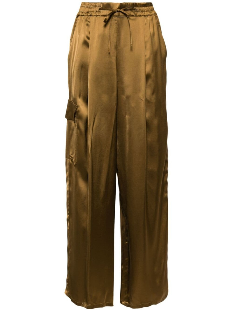 satin cargo pants 1