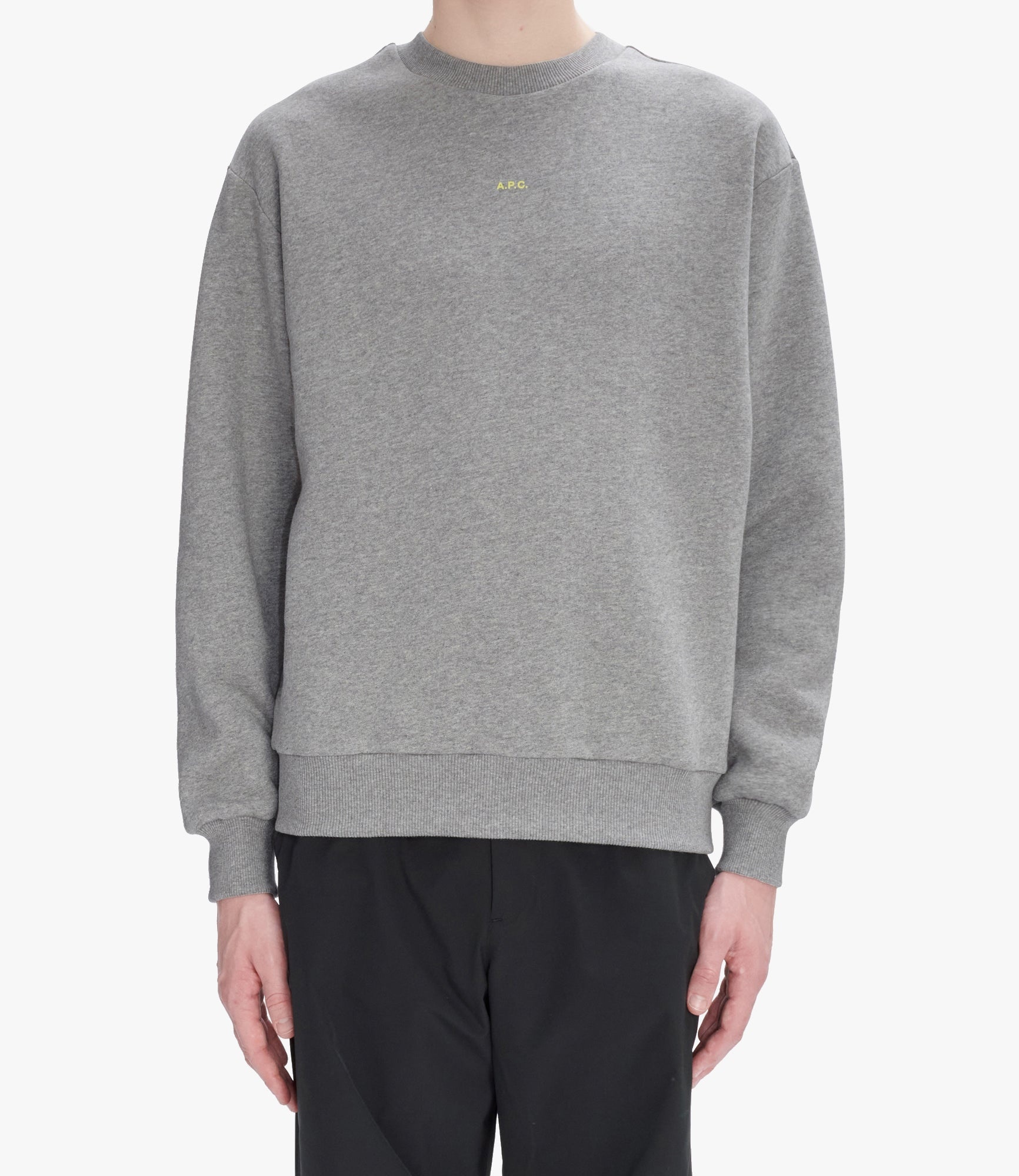 A.P.C. BOXY MICRO LOGO SWEATSHIRT | REVERSIBLE