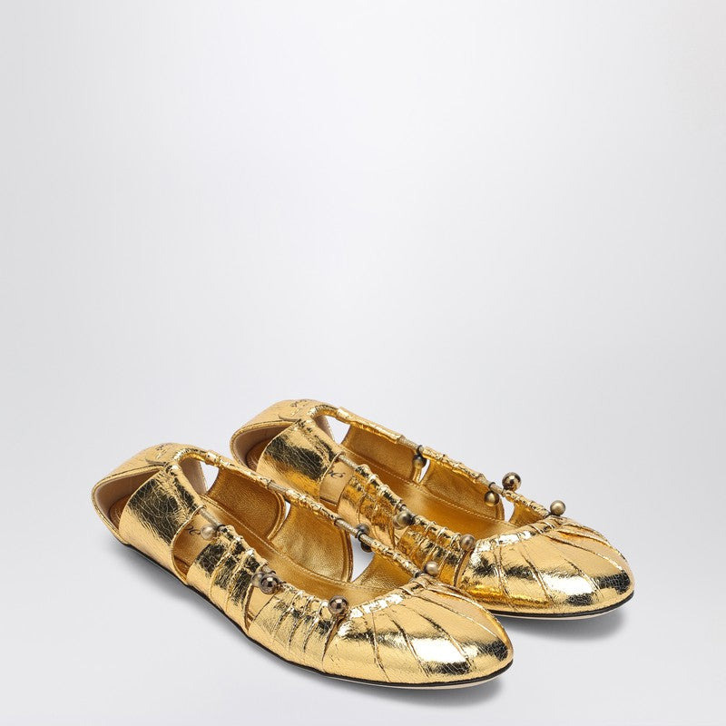 METALLIC GOLD BALLERINA - 1