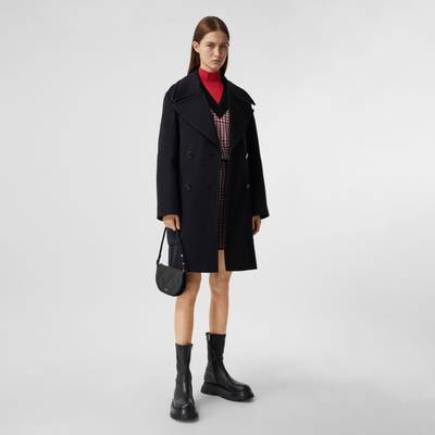 Burberry Pocket Detail Cashmere Pea Coat outlook