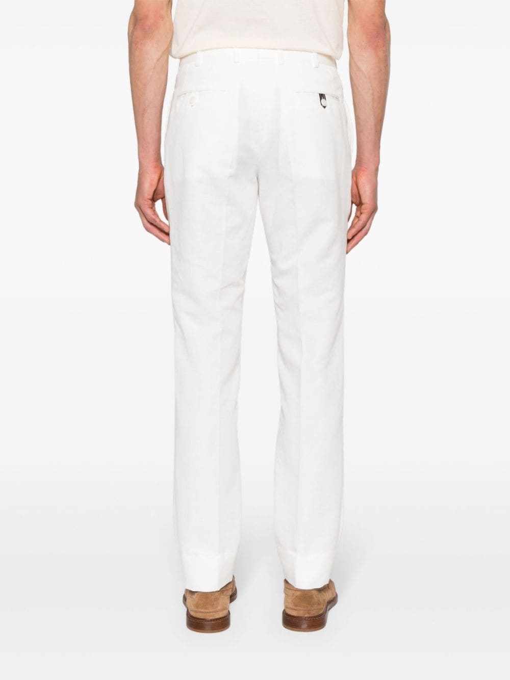 Pienza tapered-leg chinos - 4