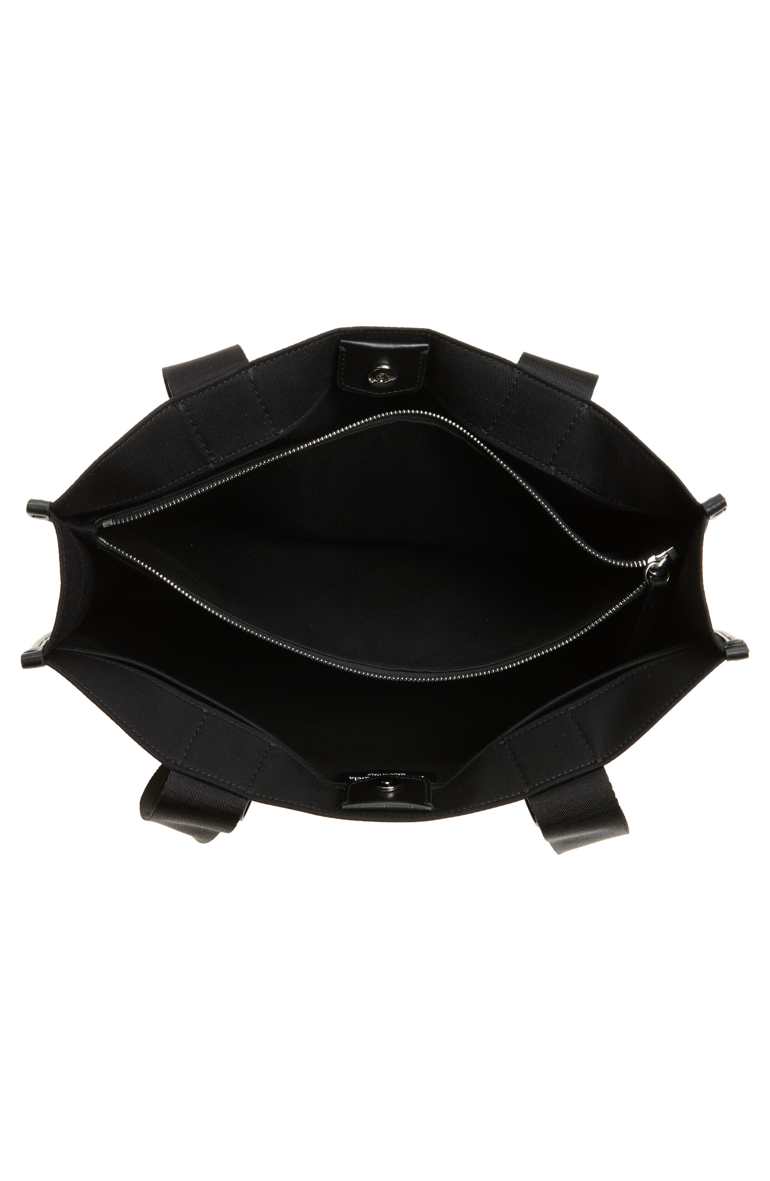 Maison Margiela Small Cabas Tote in Black/Black at Nordstrom - 5