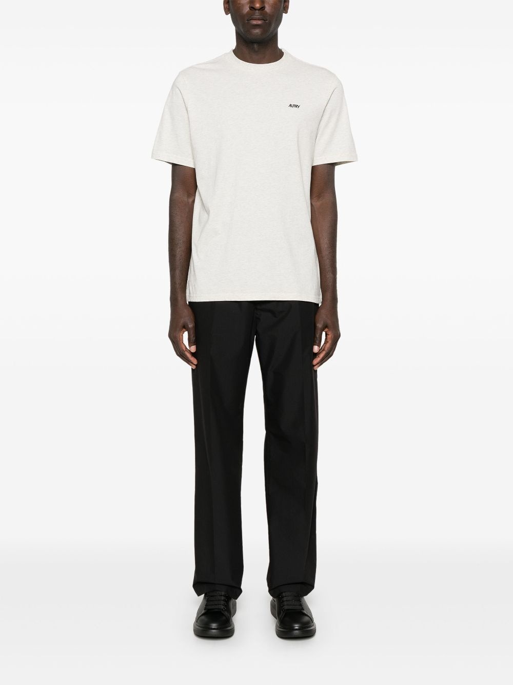 logo-embroidered T-shirt - 2